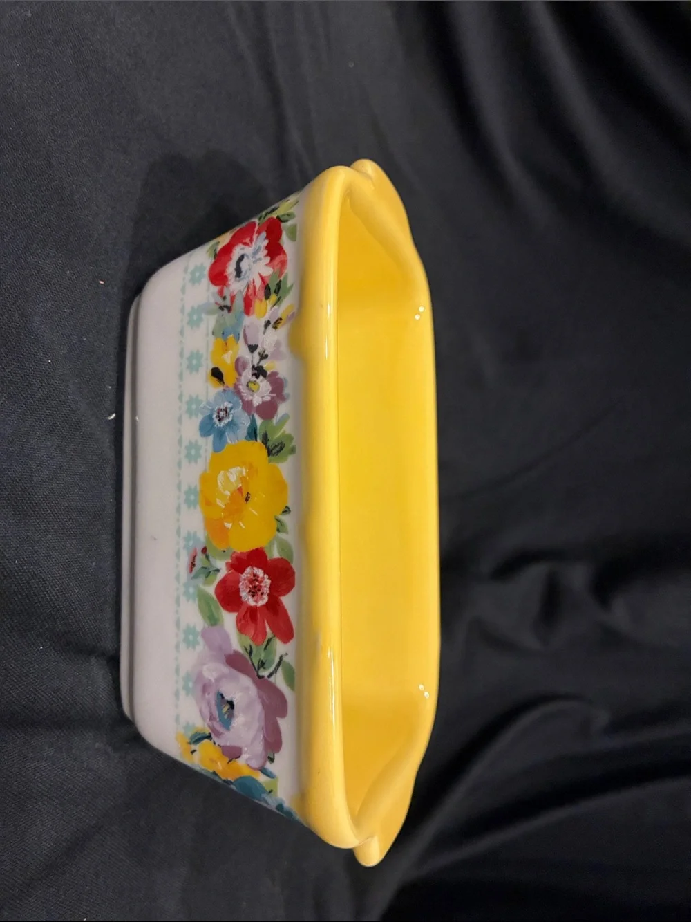 The Pioneer Woman Floral Medley 6-Inch Ceramic Loaf Pan, Set of 2